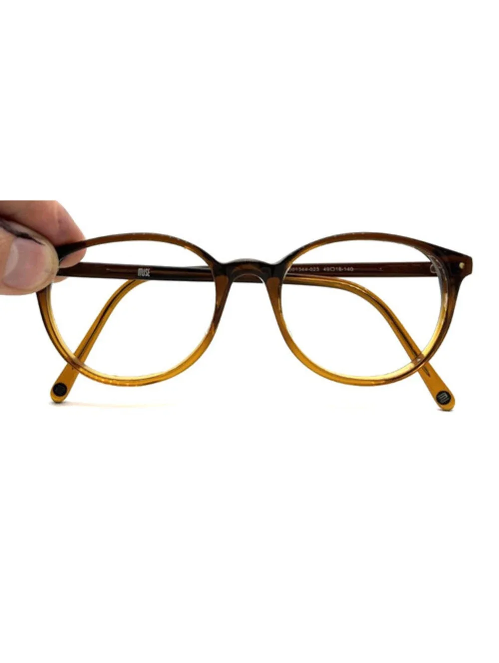 NEW MUSE 35-001344 023 BROWN AUTHENTIC EYEGLASSES FRAMES 49–18–140
